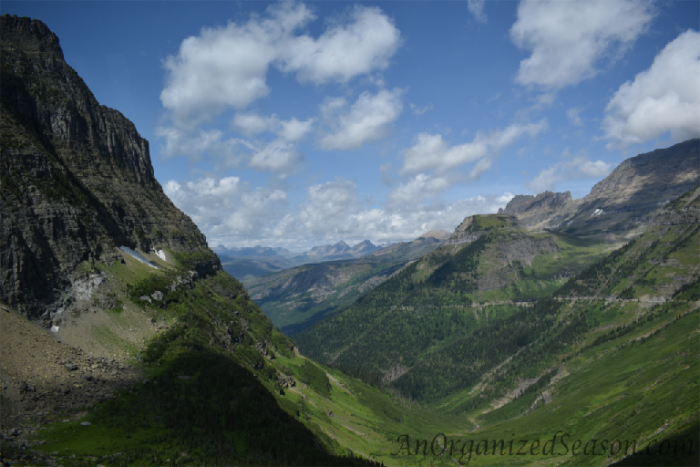 Majestic Mountains of Glacier National Park, Montana