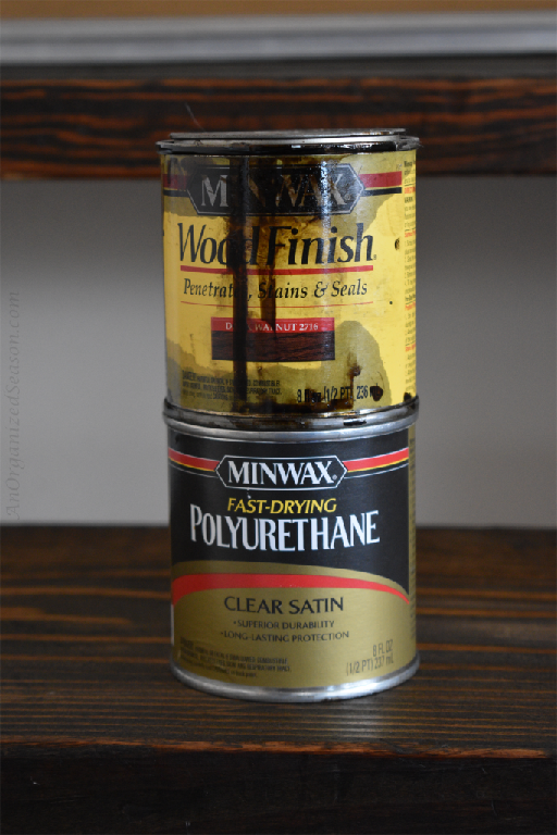 Use Minwax satin and sealer  to update your garage entryway.