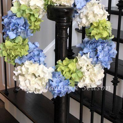 How to Make A Spring Wreath using Hydrangea