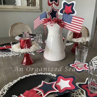 How to Create a Patriotic Table for the 4th  of July