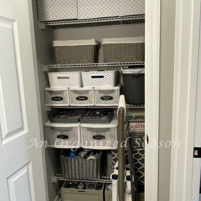 Great Ideas to Organize Linen & Cleaning Closets