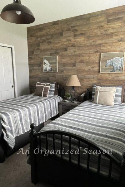 Makeover a bedroom into a rustic retreat