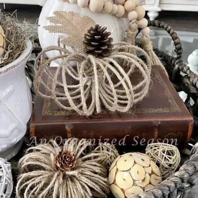 How to Make Two Types of Twine Pumpkins