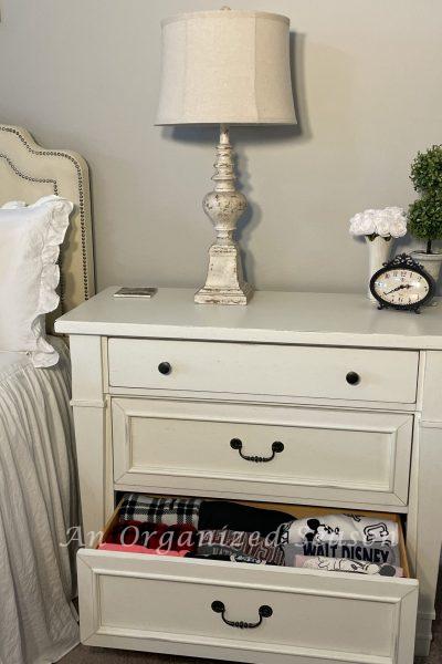 Organize Your Master Bedroom with help from AnOrganizedSeason.com