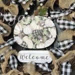 Learn how to update old decor to make a new wreath
