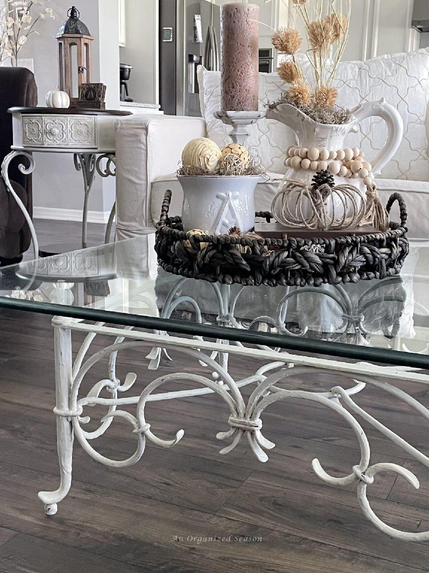 Four Beautiful Living Room Table Makeovers - An Organized Season