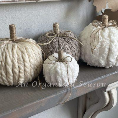 How to Make Adorable Yarn Pumpkins