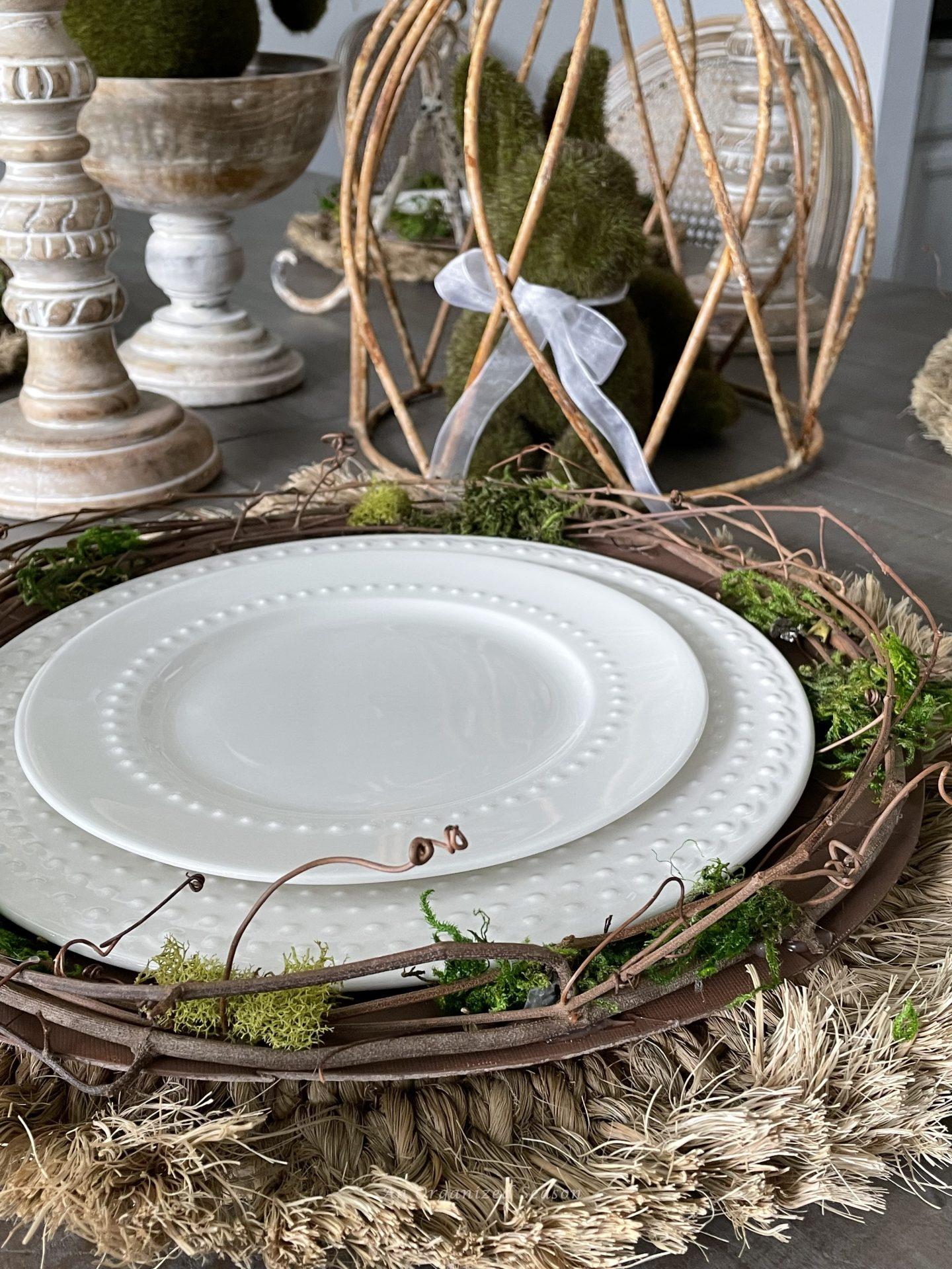 How to Create a Nature Inspired Easter Tablescape - An Organized Season