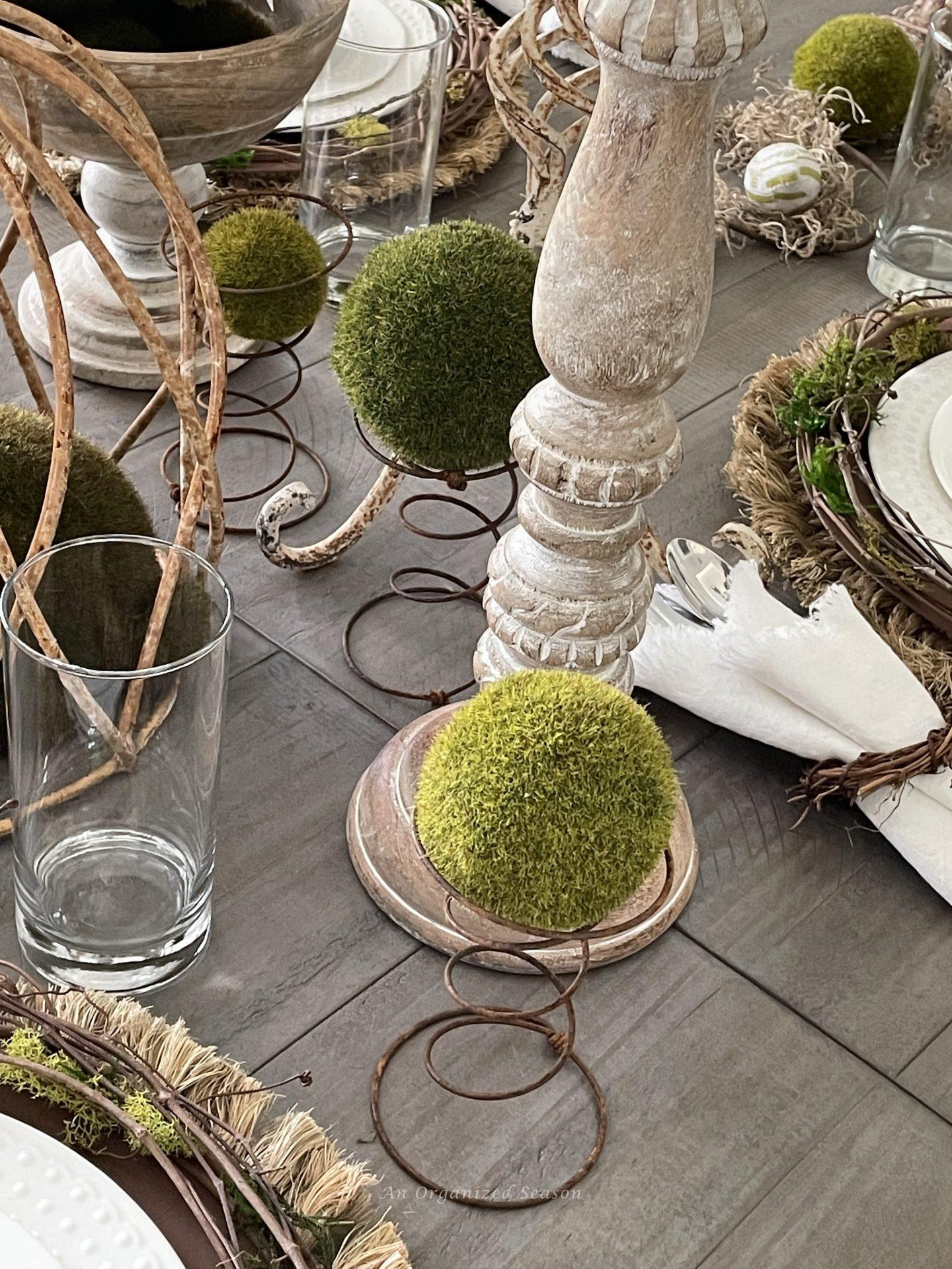 How to Create a Nature Inspired Easter Tablescape - An Organized Season