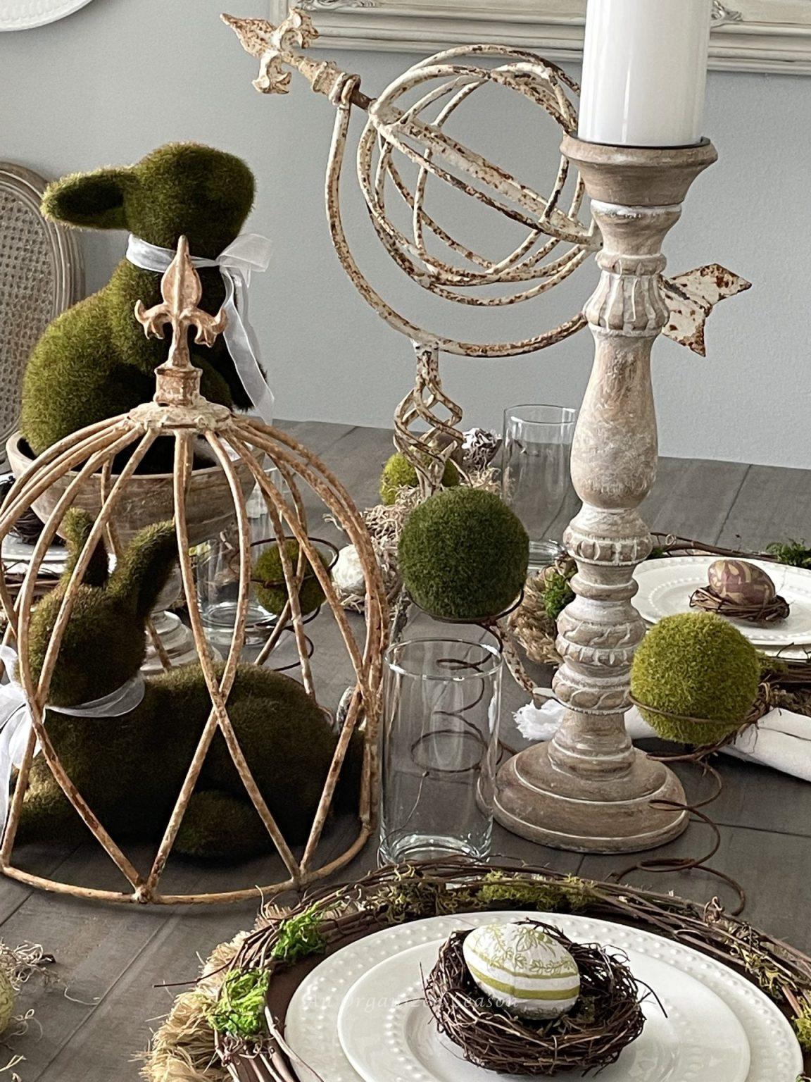How to Create a Nature Inspired Easter Tablescape - An Organized Season