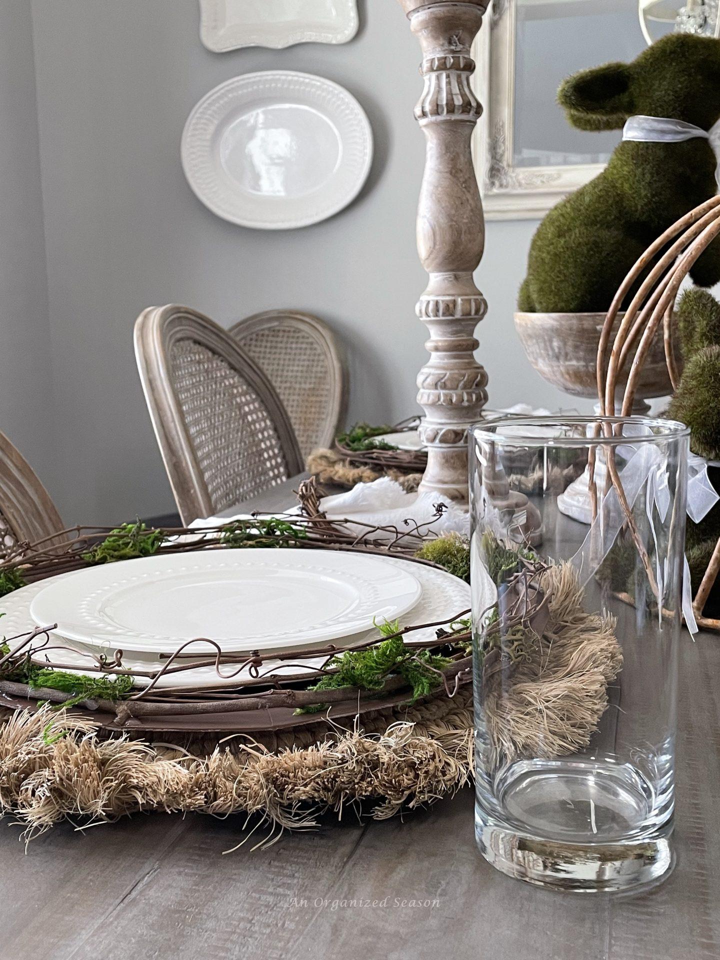 How to Create a Nature Inspired Easter Tablescape - An Organized Season