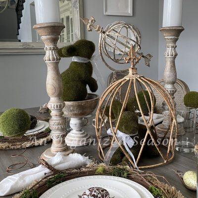 How to Create a Nature Inspired Easter Tablescape