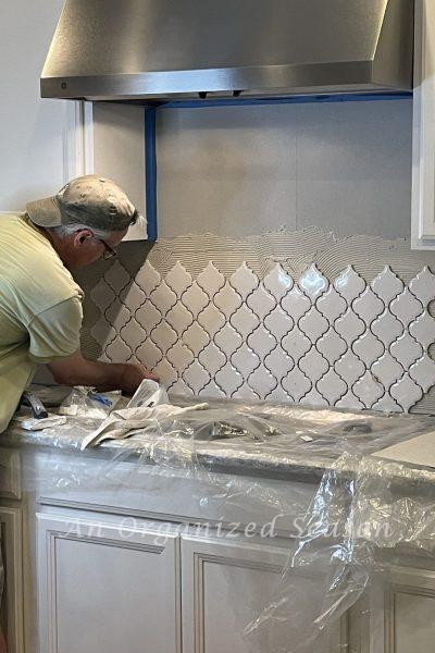 DIY Kitchen Backsplash