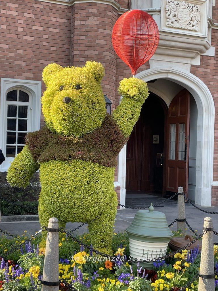 Winnie the Pooh topiary at the EPCOT Flower and Garden Festival!