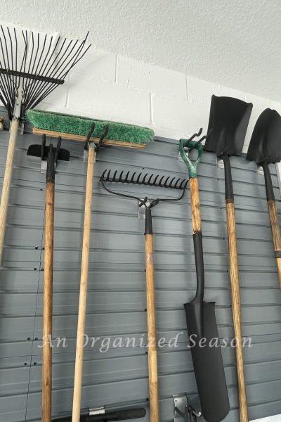 Maintain and organize yard tools