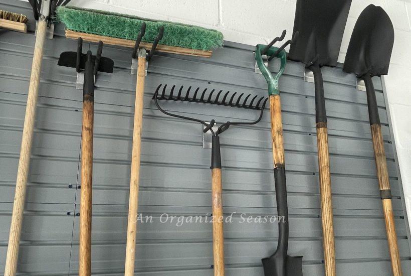 Maintain and organize yard tools