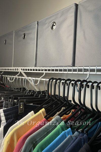 Teach kid to organize their closet