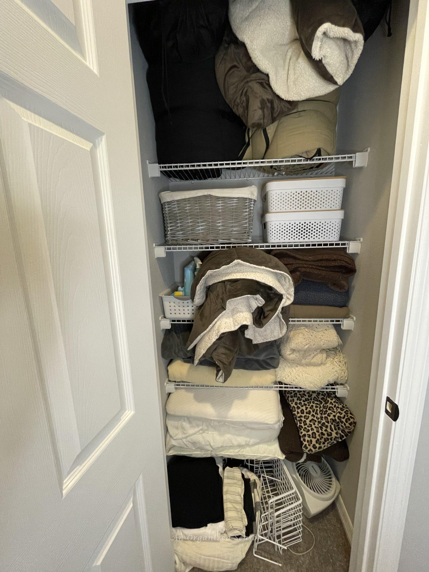 My Best Advice for Organizing a Linen Closet - An Organized Season