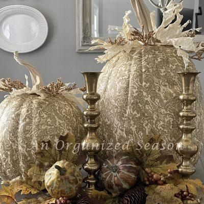 How to Decoupage Elegant Pumpkins