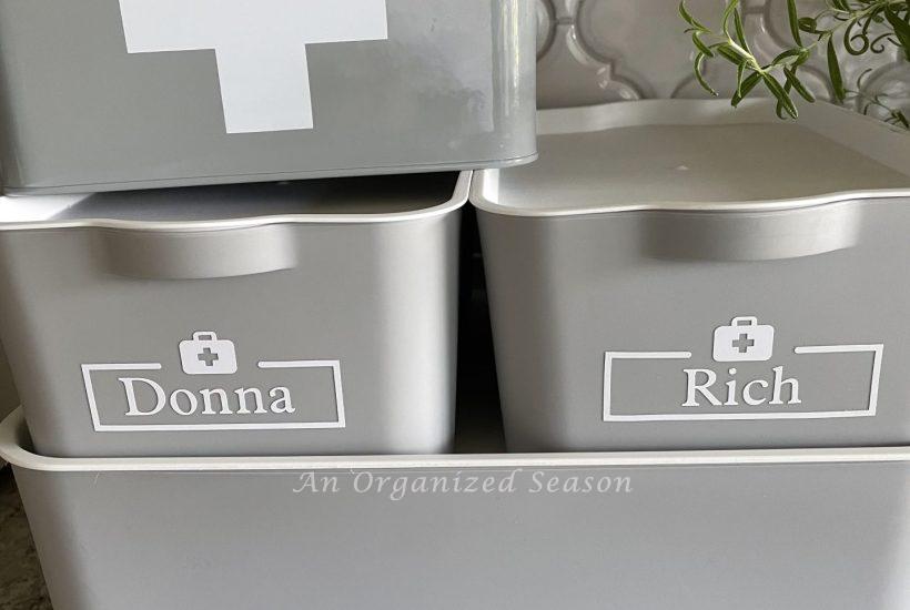 How to Organize Medicine in Your Home