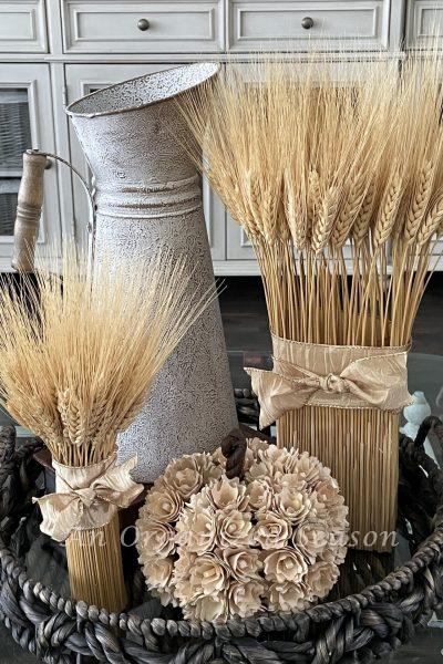 How to Make Dried Wheat Bundles