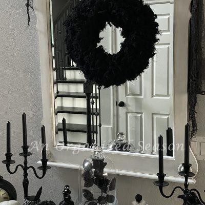 Hauntingly Beautiful DIY Dollar Tree Halloween Wreath