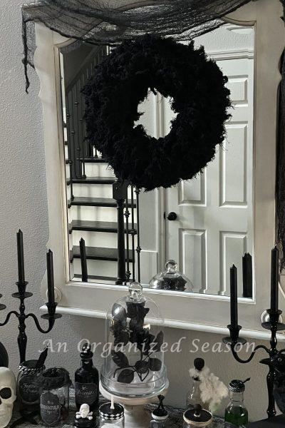 Dollar Tree Halloween Wreath