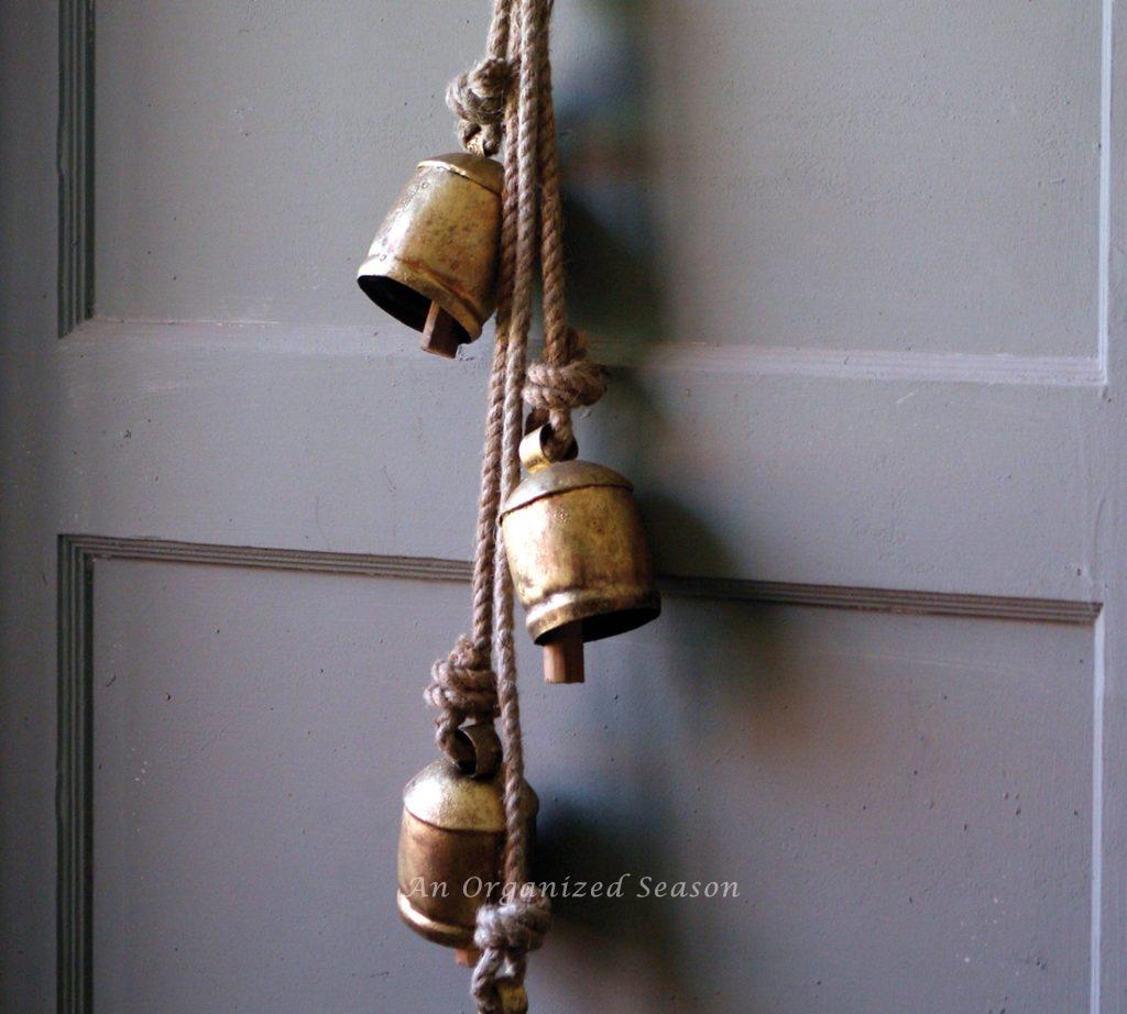 Rustic iron bell from Pottery Barn that you can hack! 