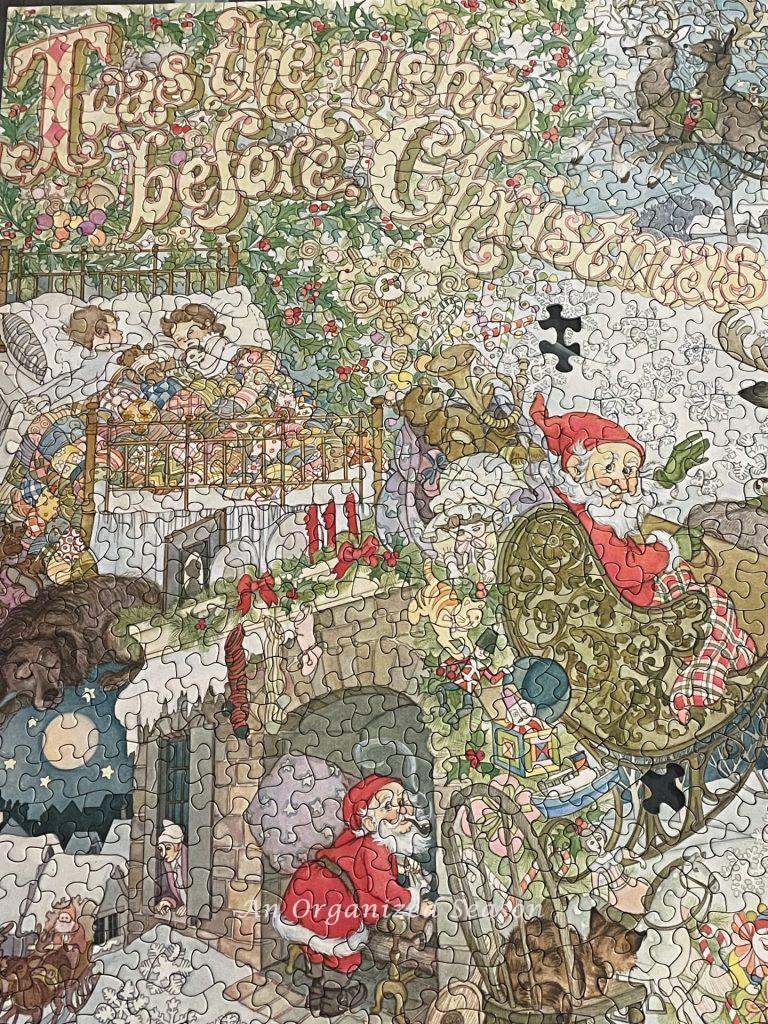 Twas the night before Christmas puzzle. 
