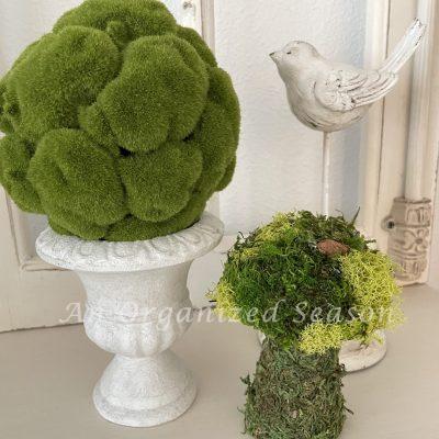 How to Make Moss Mushroom Home Decor