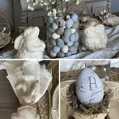 3 Super Easy DIYS to Decorate An Easter Table