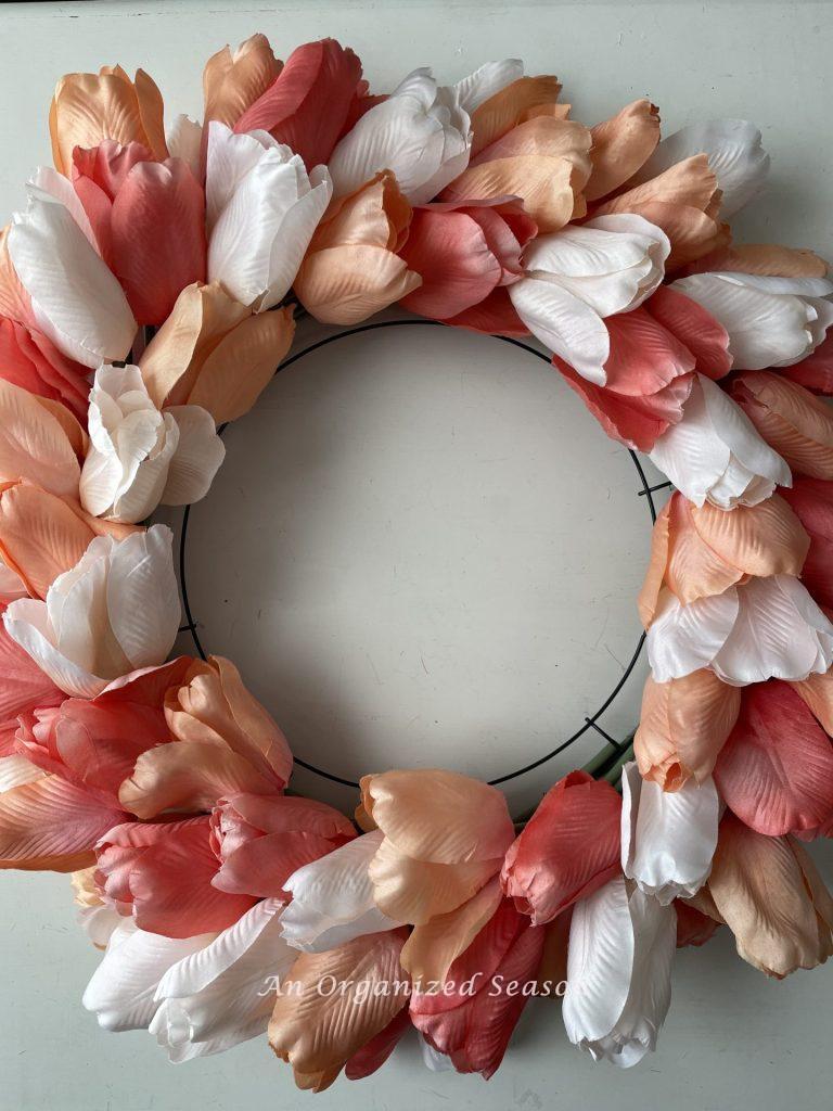 A tulip wreath.