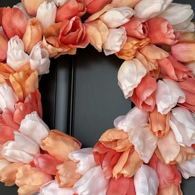 Let’s Make a Simple Tulip Wreath for Spring