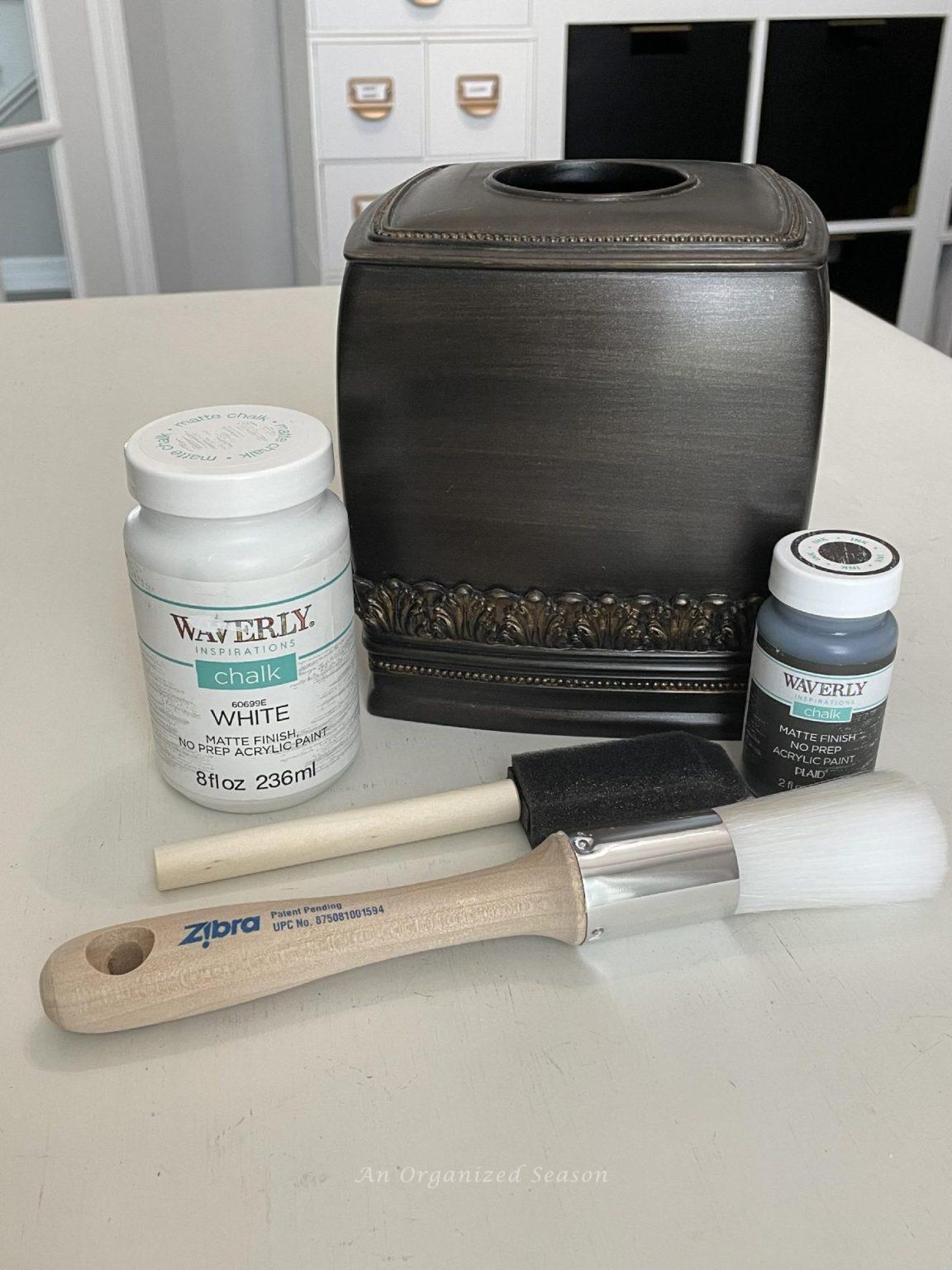 How to Distress With Paint Instead of Sandpaper An Organized Season