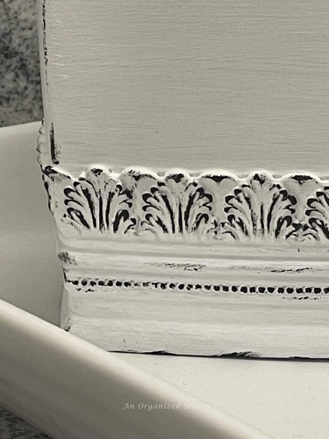 How to Distress With Paint Instead of Sandpaper An Organized Season