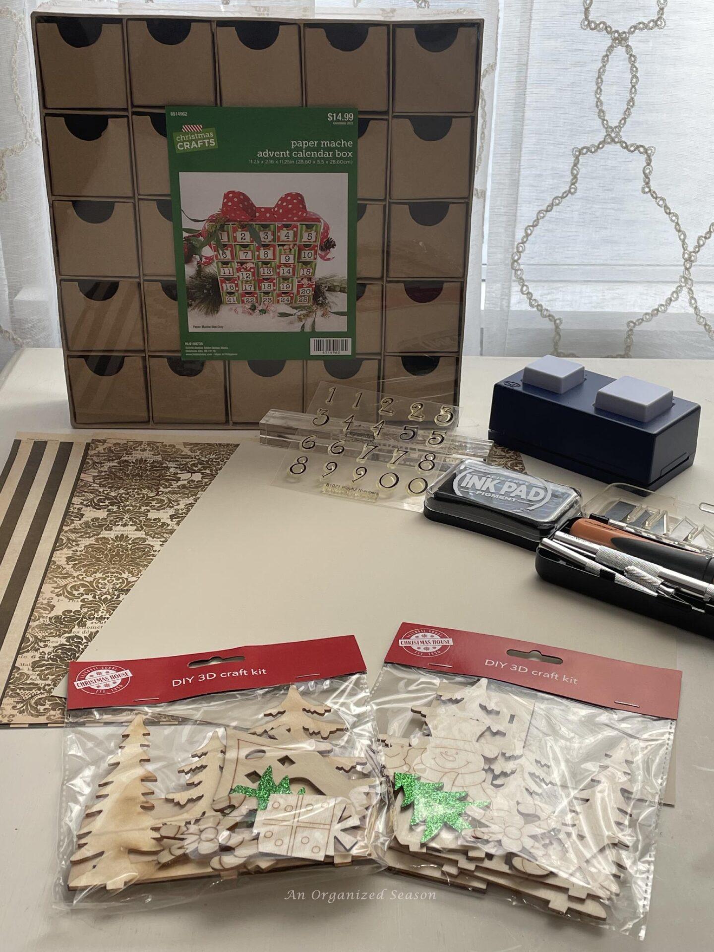 Inexpensive Way to Make a DIY Advent Calendar An Organized Season