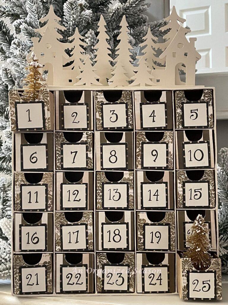 Create Christmas memories by using an Advent calendar.