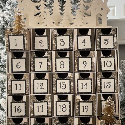 Inexpensive Way to Make a DIY Advent Calendar