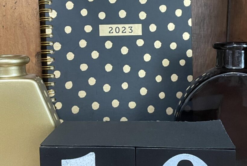 2023 planner with the number "10" in front of it.