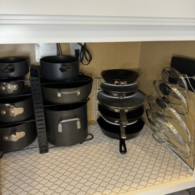How to Organize Pots and Pans and Their Lids
