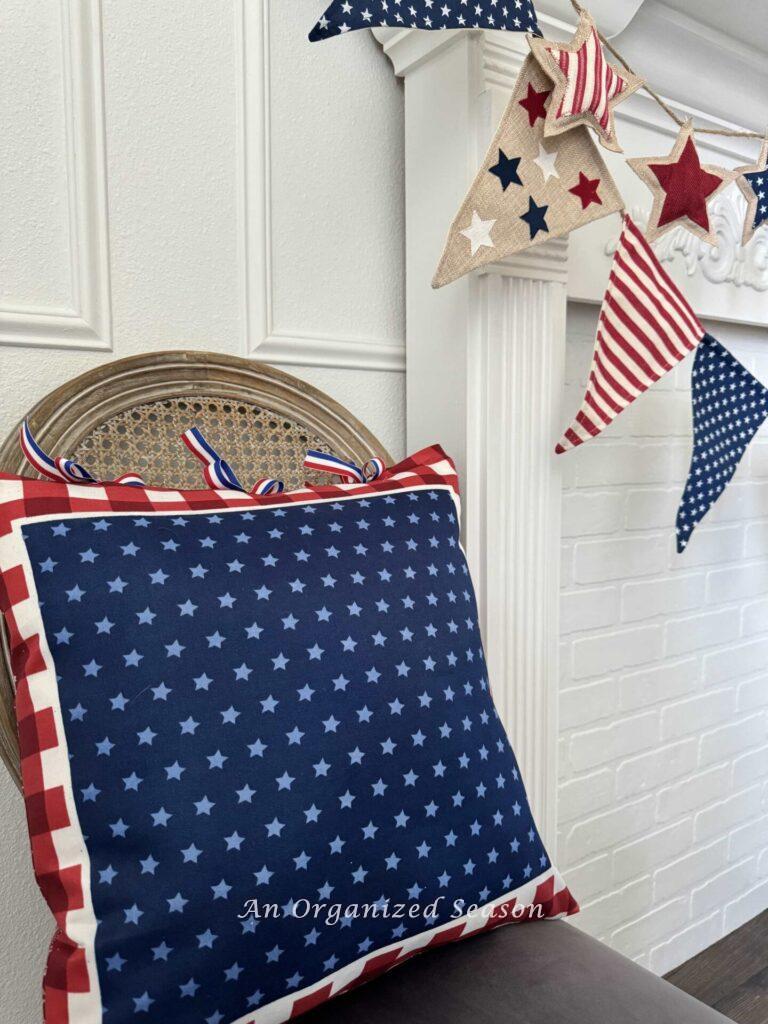 Stars and stripes pillow!
