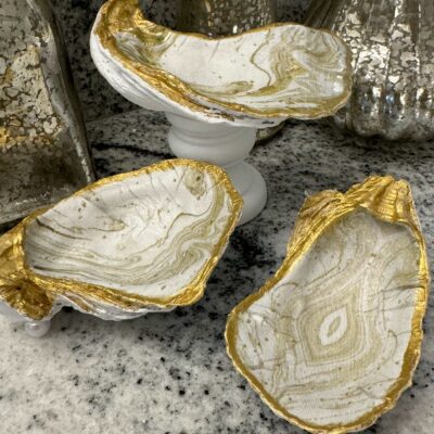Decoupage Shells to Make Beautiful Trinket Dishes