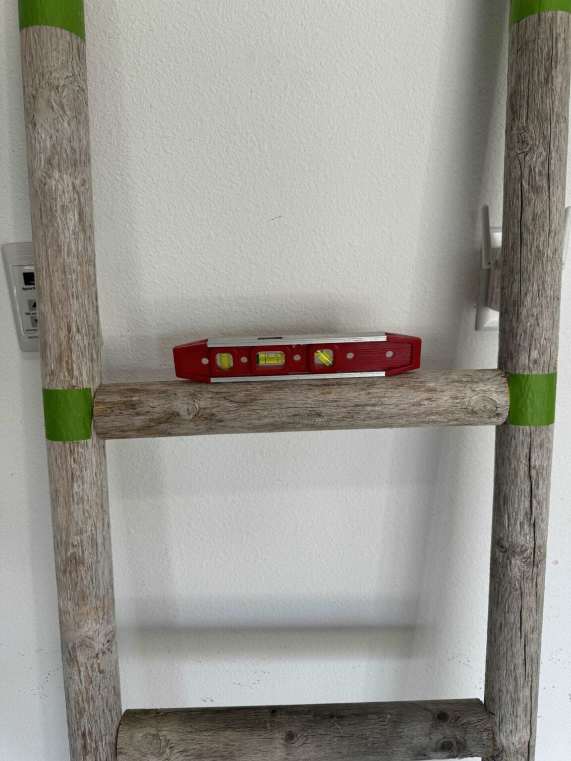 Build a Simple DIY Towel Ladder for Your Bathroom - An Organized Season