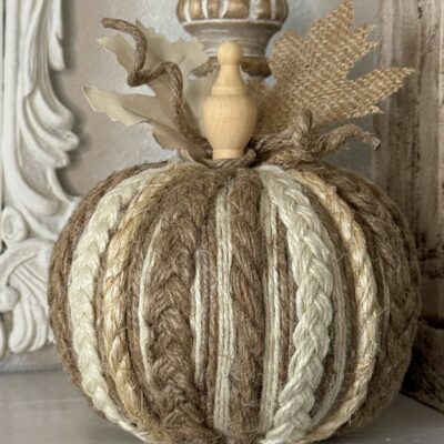 How to Make a DIY Rope and Twine Pumpkin