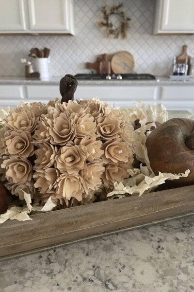 Decluttered kitchen counter