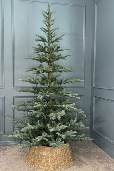 Noble fir artificial Christmas tree.