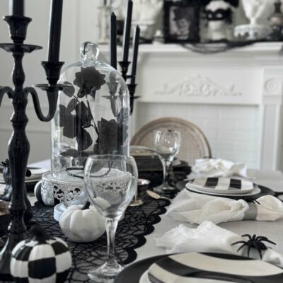 Beautiful And A Bit Spooky Halloween Tablescape