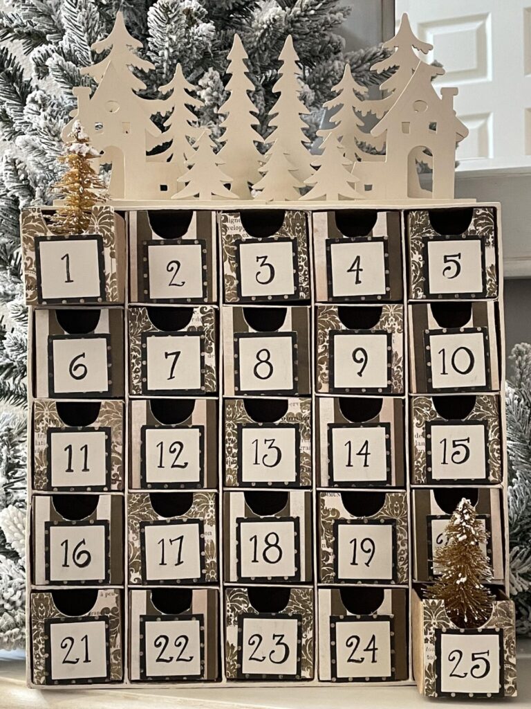 Plan for Christmas with an advent calendar. 