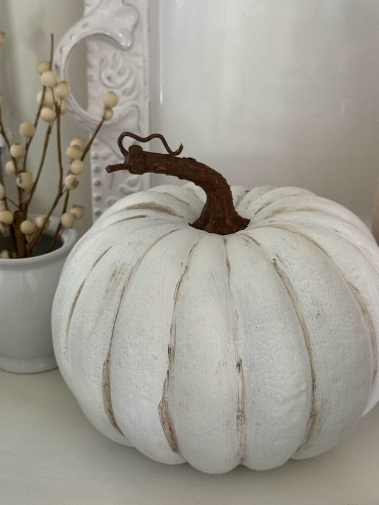 White pumpkin.