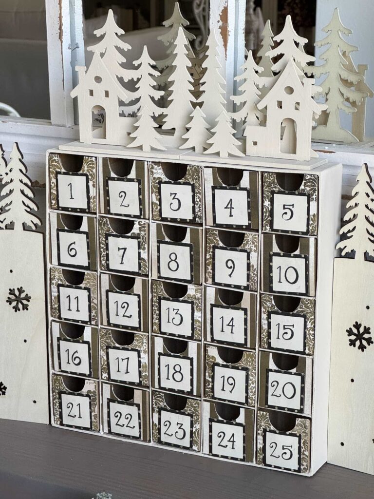 A DIY advent calendar. 